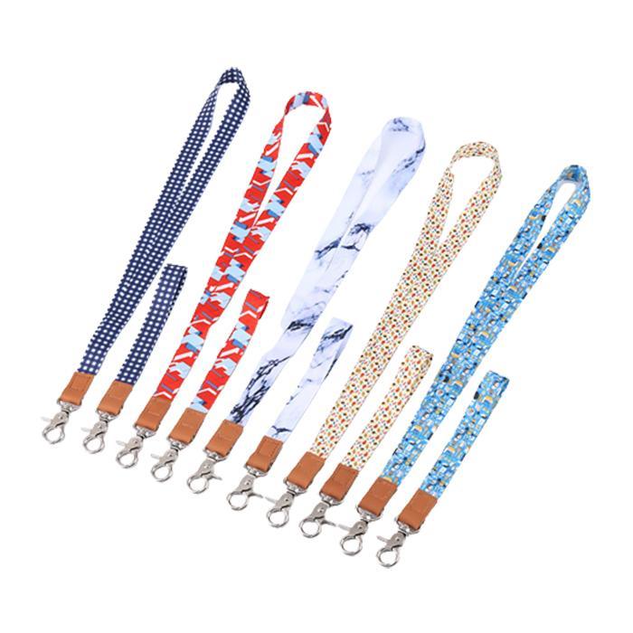 Custom High Quantity Polyester Heat Transfer Printing Promotional Gift Lanyard