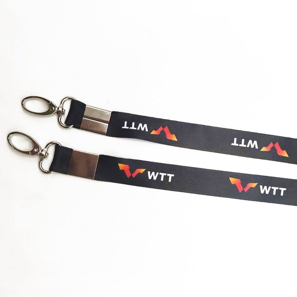 Custom Polyester Nylon Silk Screen Printed Sublimation Promotion Lanyard