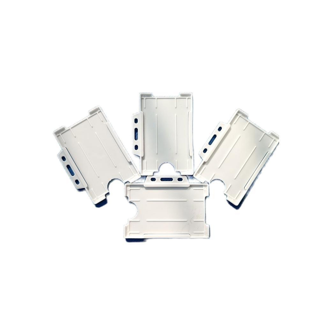 Rigid Plastic Identity ID Card Pass Badge Holder Hold 3 Cards at Most