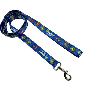 Wholesale Dog Harness Adjustable Pet Training Collar Pet Supply Christmas Products Nylon Polyester Coated Retractable Dog Training Lead Leather Rope Leash