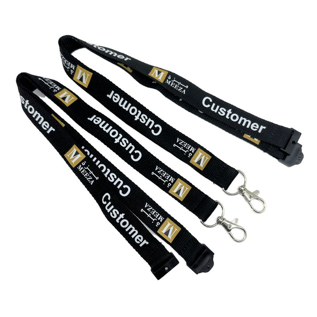 Factory Price Custom Sublimation Silkscreen Printed Polyester Neck Lanyard