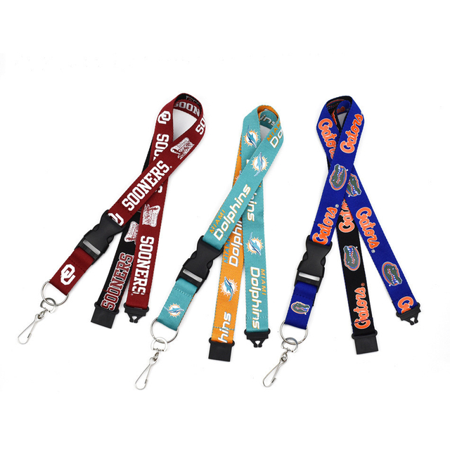 Polyester Custom Design Security Neck Strap Lanyard with Safety Buckle