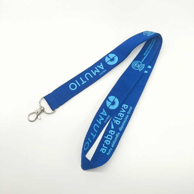 Polyester Woven Tape with Double-Sided Silk Screen Logo for Mobile Phone Hanging Rope