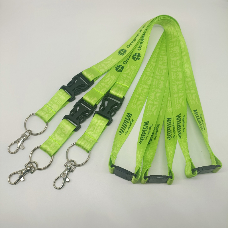 High Quality Recyclable and Reusable RPET Thermal ID Card Transfer Lanyard
