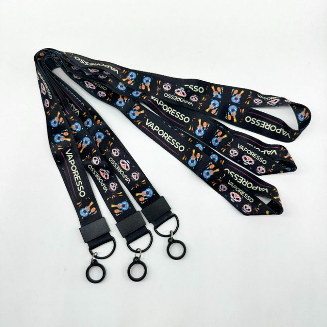 13mm Silicone Hanging Ring Polyester Transfer Electronic Cigarette Stick Lanyard