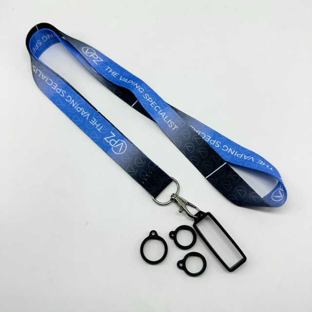 15*900mm Custom Polyester Neck Line Printed Vape Logo Lanyard with Good Price