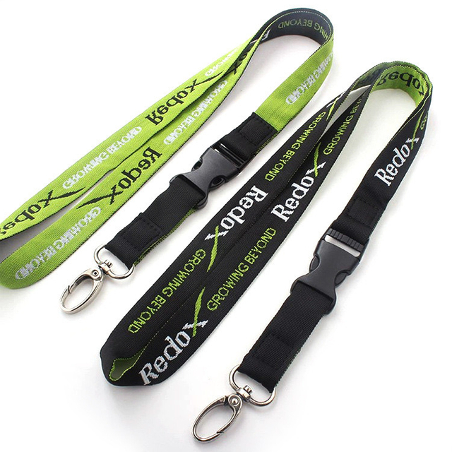 Professional Customized Jacquard Work Permit Exhibition Lanyard