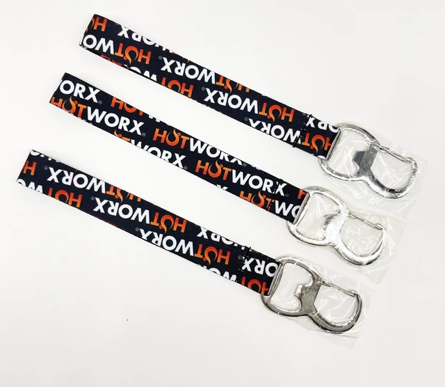 High Quality Beer Bottle Opener Polyester Transfer Release Missing Short Rope