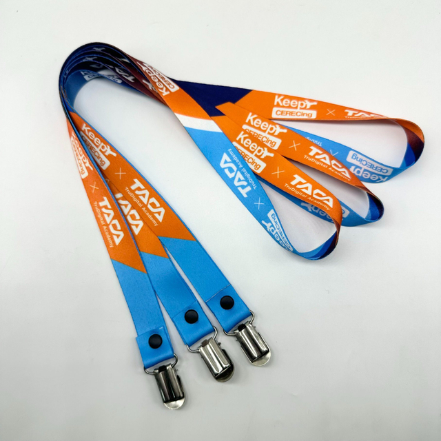 Polyester Blue Cy 20*900mm China Badge Holder Lanyards Custom Lanyard with Low Price