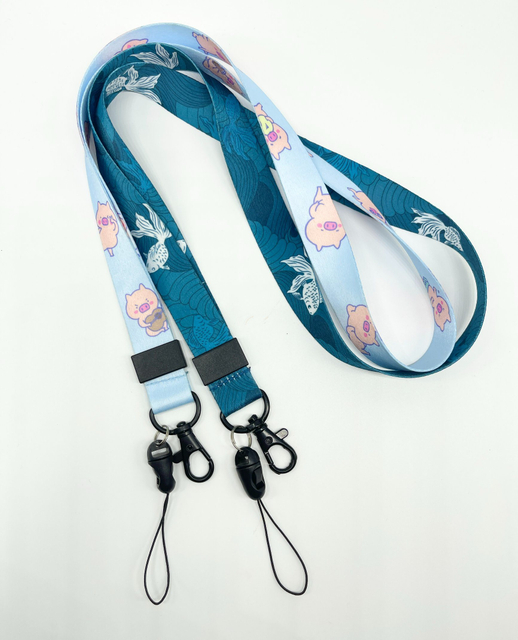 Customized Heat Transfer Printing Business Cy 20*900mm China Screen Printed Logo Lanyard