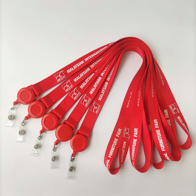 Low Price Cy Mobile Phone 20*900mm China Woven Printing Key Transfer Lanyard