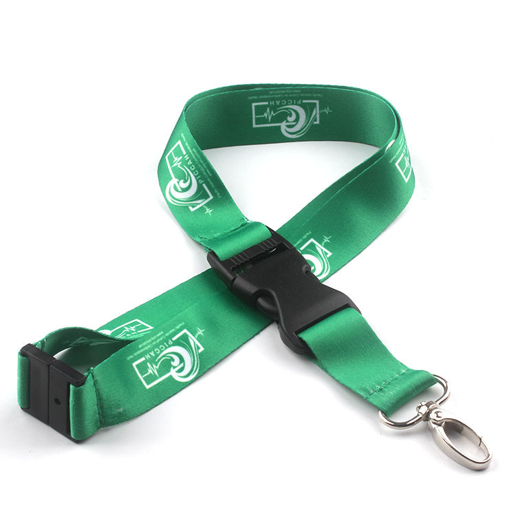 Metal Business Cy 20*900mm China Logo ID Card Holder Printed Lanyard in