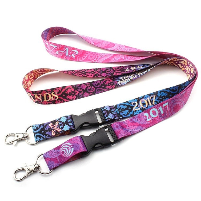 China Polyester Cy 20*900mm Keychain Accessories Badge Holder Wrist Custom Lanyard ODM