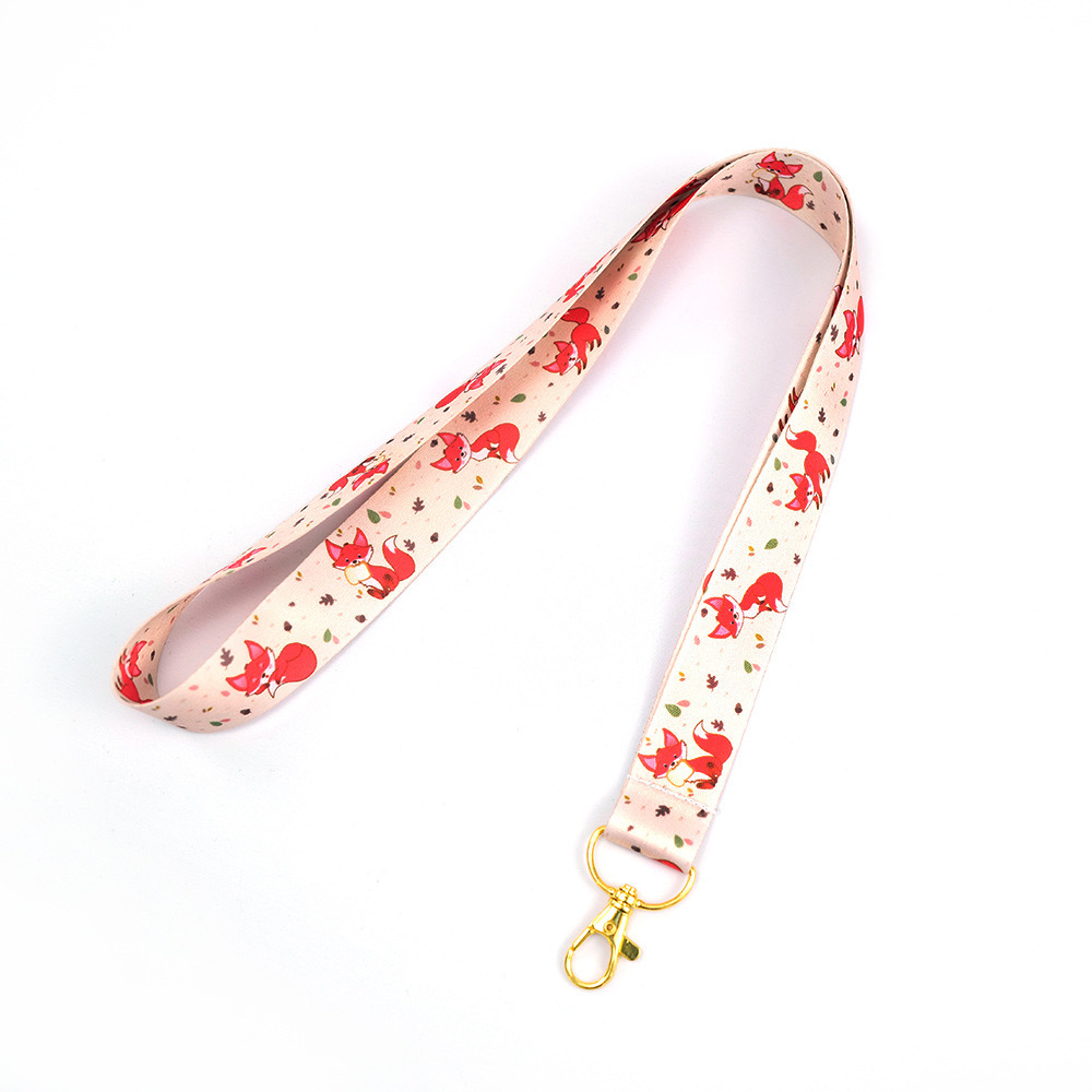 Blue Polyester Cy 20*900mm China Neck Printing Transfer Lanyard with Good Service
