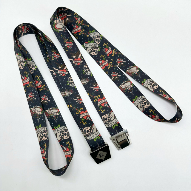 Cheap Price Heat Transfer Printing Metal Cy 20*900mm China Keychain Nylon Lanyard