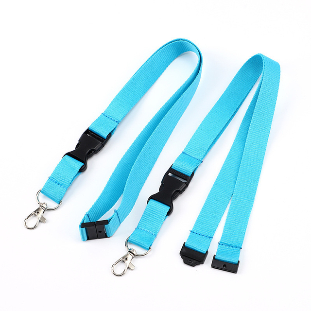 Good Service 20*900mm Blue Cy China Promotion Gifts Logo Keychain Custom Lanyard