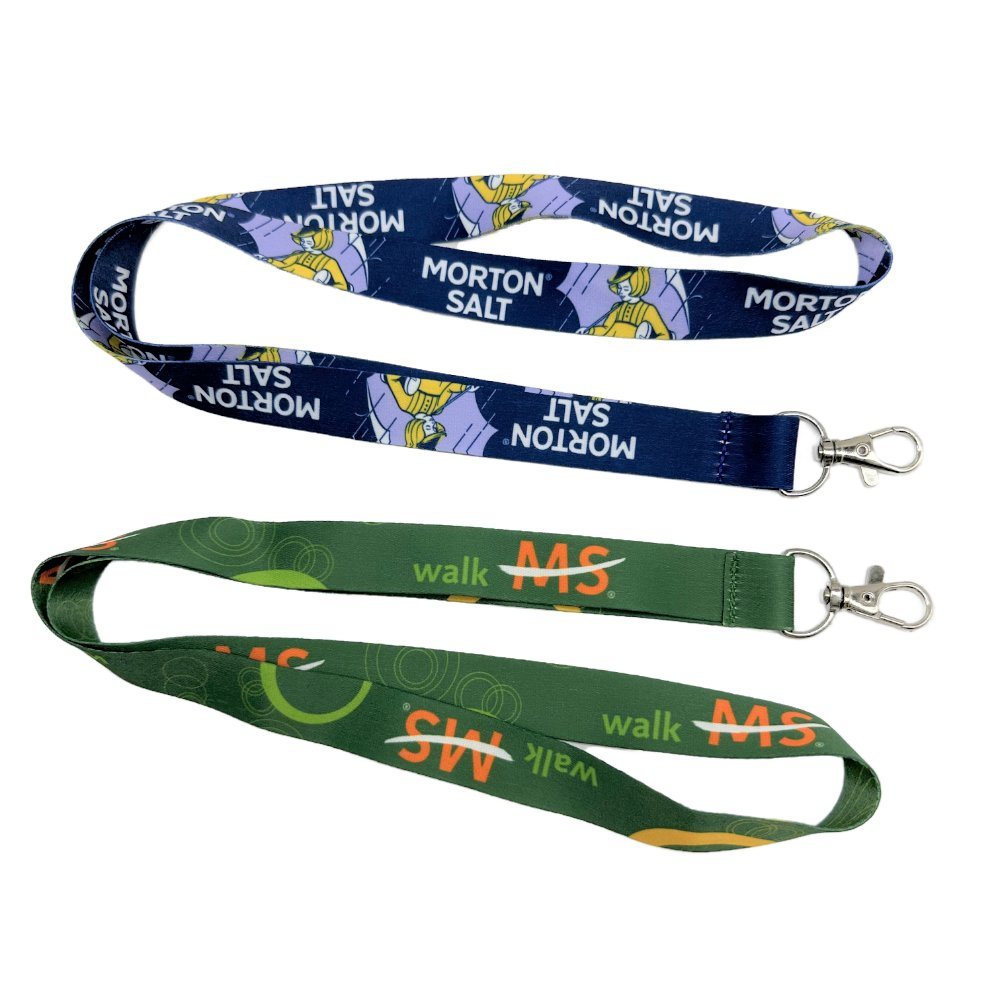 Promotional Lanyard Heat Transfer Office Lanyard with Metal Hook