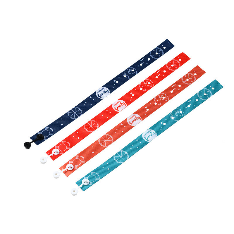Good Price 15*350mm Polyester Cy Express Delivery Dongguan Promotion Gift Card Holder Wristband