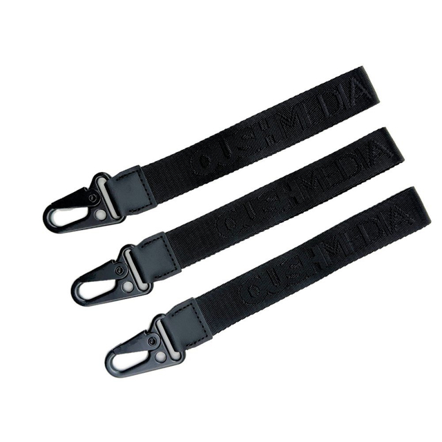 High Quality Woven Jacquare Keychain Neck Strap Wholesale Custom Lanyards Keychain Polyester Lanyard