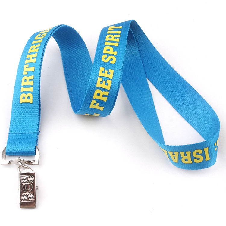 Custom Pet Screen Printing ID Card Holder Lanyard
