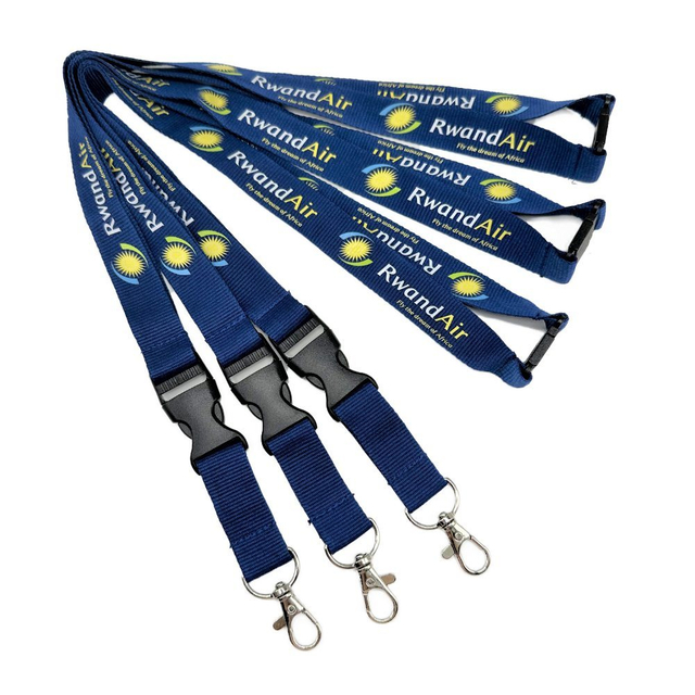 Factory Direct Sales Wholesale New Luminous Lanyard Silk Screen Printing Polyester Luminous Brand Lanyard Can Print Logo