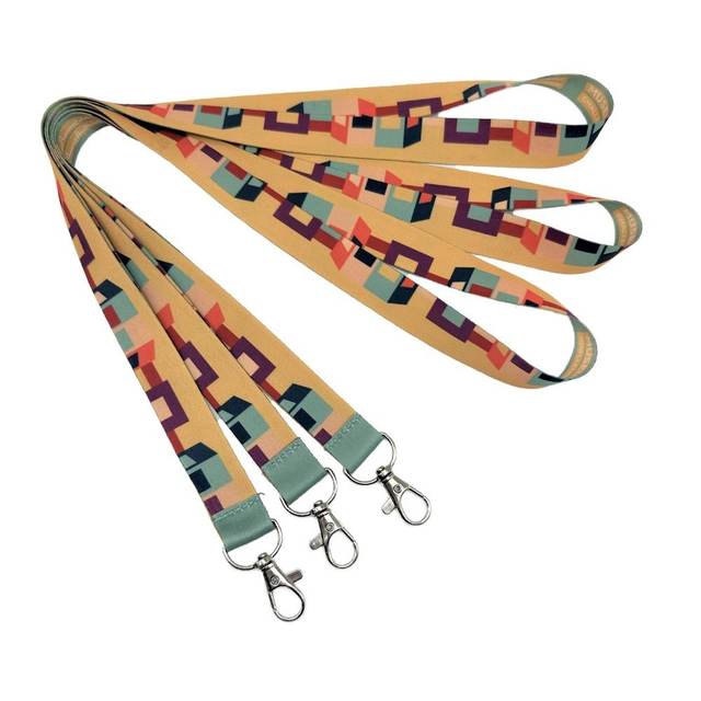 Personalized Heat Transfer Polyester Custom Lanyards Polyester Lanyard Sample Free