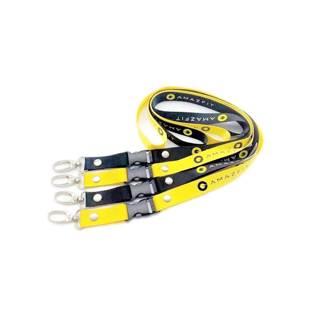 Promotional Gift Customized Logo Poylester School Football Gym ID Card Holder Digital Full Color Dye Sublimation Silk Screen Printing Exhibition Events Lanyard