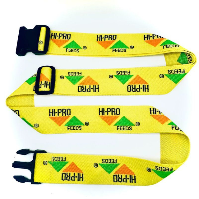 Custom No Combination Polyester Woven Screen Printed Anti-Explosion Luggage Belt