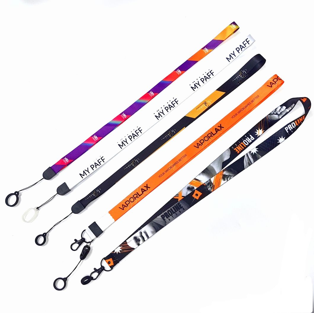 Customized Polyester Nylon Screen Printing and Transfer Printing for Electronic Cigarette Poles, Cigarette Sleeves, and Anti Loss Lanyard by The Manufactu
