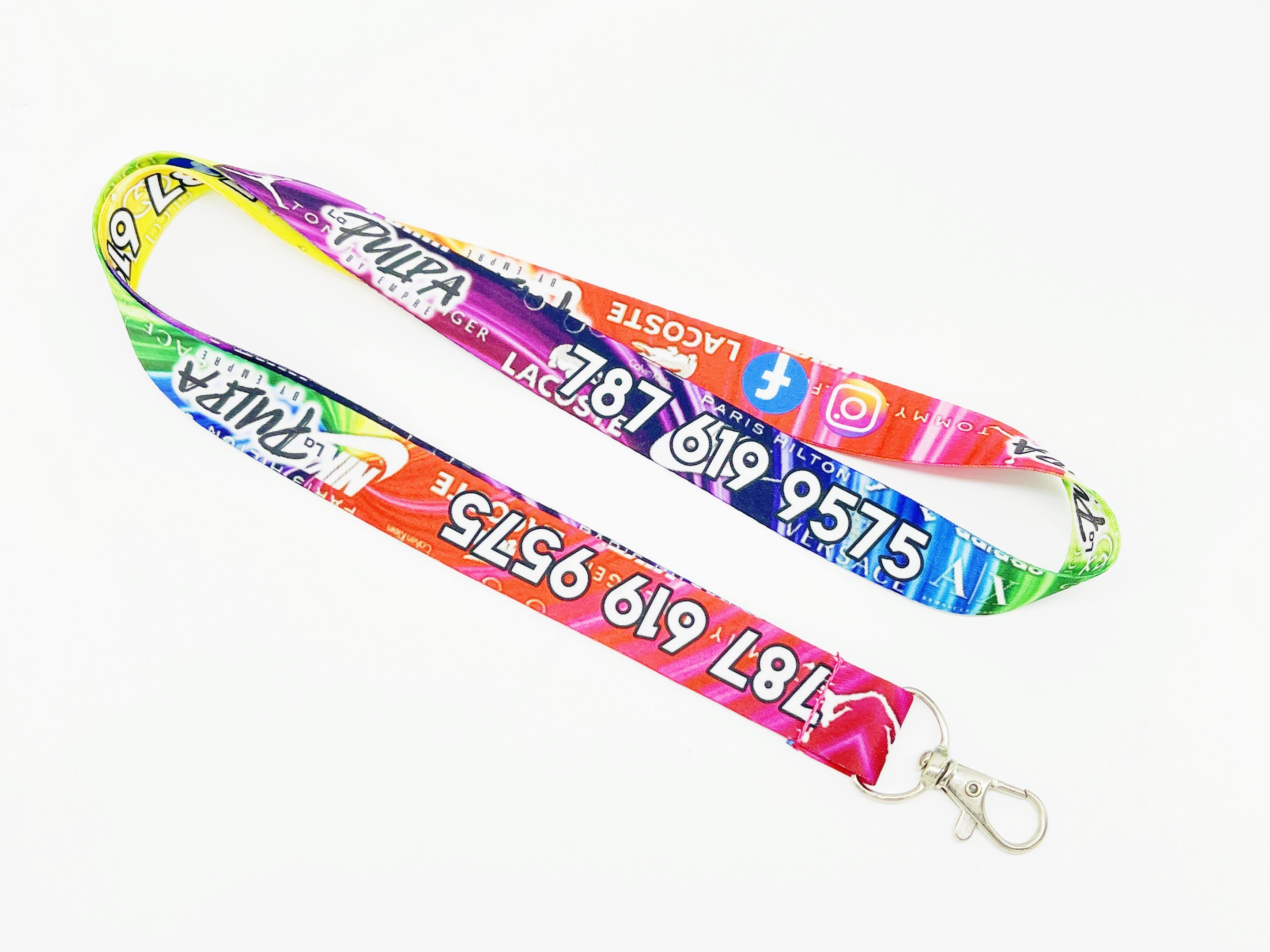 Heat Printing Polyester Cy 20*900mm China Custom Lanyards Transfer Lanyard