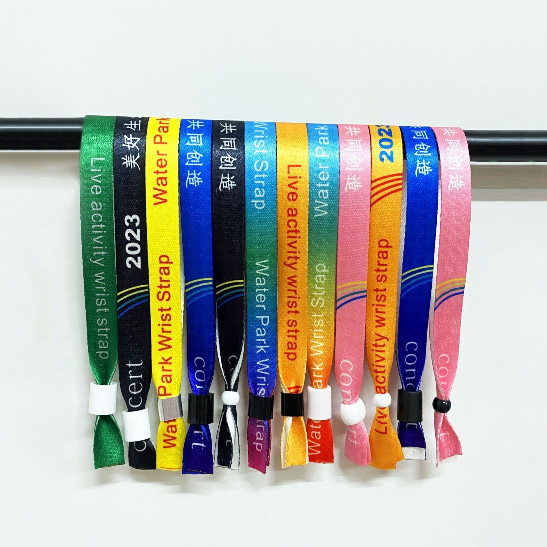 Express Delivery Heat Transfer Printing Lanyard with Logo Disposable Mobile Wrist