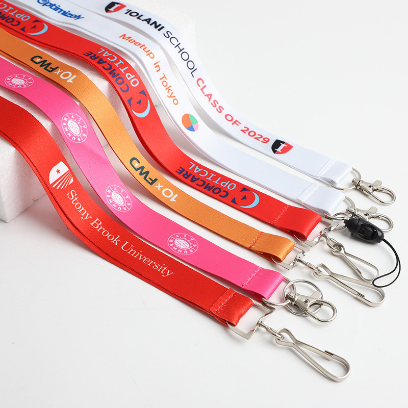 Hot Heat Printing Card Cy 20*900mm China Custom Promotion Gift Neck Transfer Lanyard