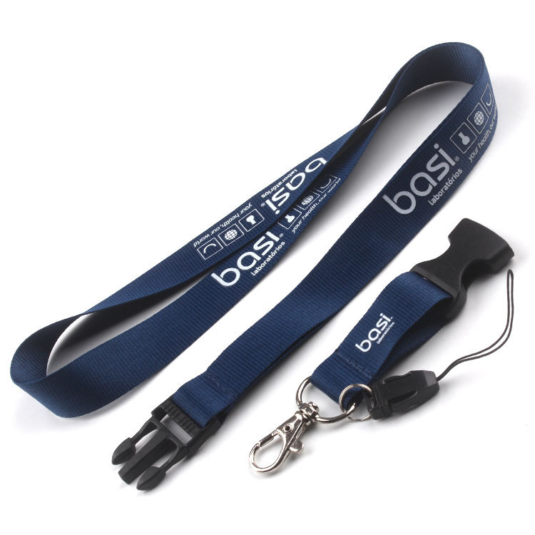 New 20mm Blue Cy 20*900mm China Lanyards with Logo Custom Key Chain Lanyard