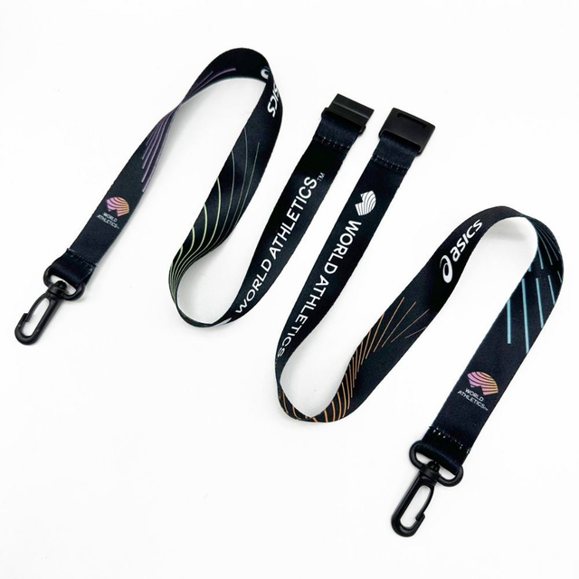 Custom Polyester Transfer Silk Screen Printed Mobil Phone Lanyard