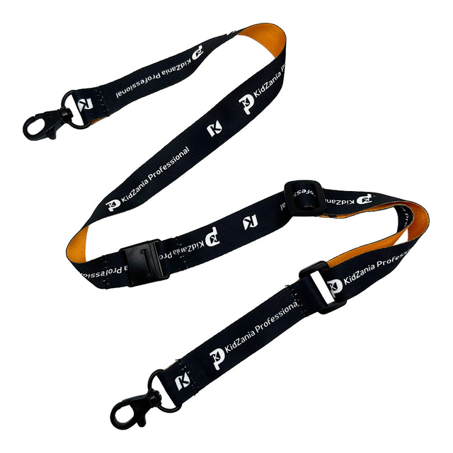 Custom Polyester Nylon Transfer Printing Silk Screen Printed Mobil Phone Lanyard