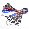 Heat Printing Metal Cy Lanyards with Logo Custom Transfer Lanyard