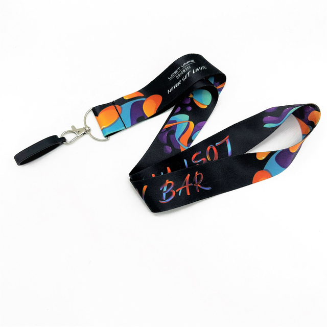 Blue Business Cy 20*900mm China Strap Woven Printing Neck Custom Lanyard OEM