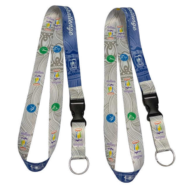 Key Heat Transfer Printing Cy 20*900mm China Promotion Gift Card Lanyard with Factory Price