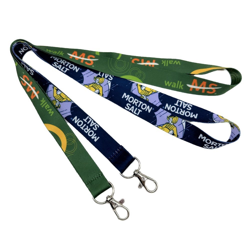 Promotional Lanyard Heat Transfer Office Lanyard with Metal Hook
