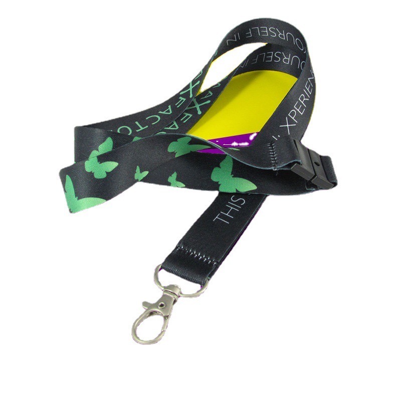 ODM Logo 20mm Cy 20*900mm China Key Chain Luggage Belt Transfer Lanyard