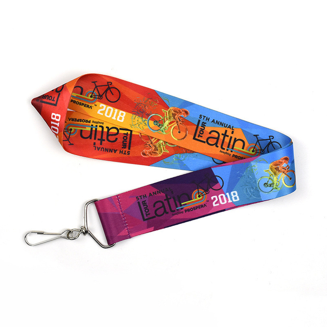 Wholesale High Quality 3/4 Inch Sublimation Printing Polyester Lanyard Card Holder