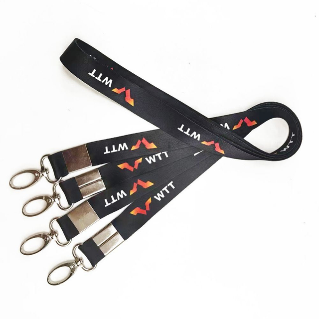Custom Polyester Nylon Silk Screen Printed Sublimation Promotion Lanyard