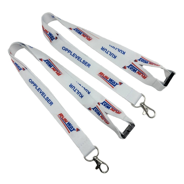 Custom Logo ID Card Badge Holder Nect Strap Promotional Gift Silk Screen Printed Sublimation Polyester Lanyard