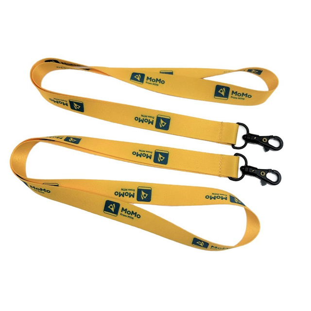 Cheap Polyester Keychain Lanyard, Promotional Gift ID Badge Round Nylon Lanyard