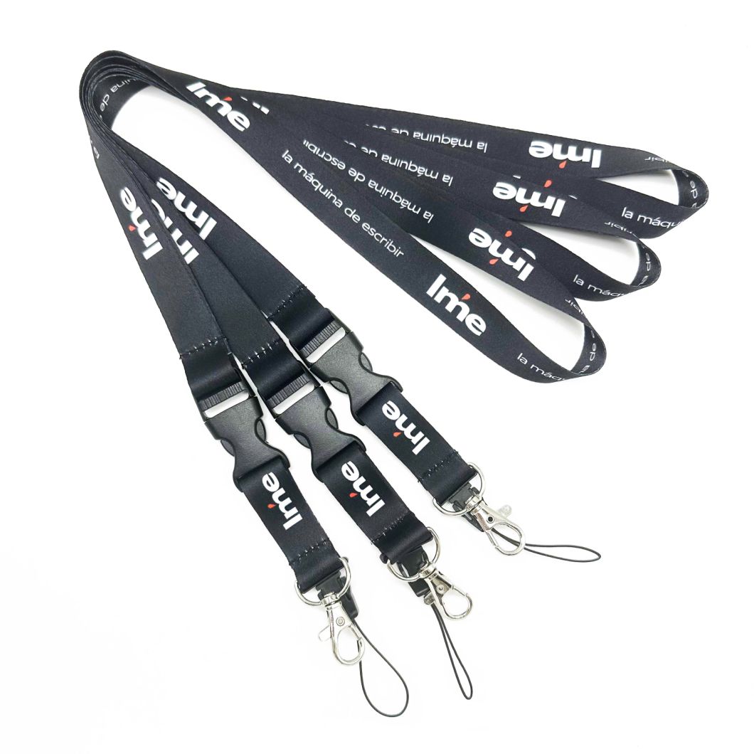Custom Sublimation Lanyard Strap with Printing Personalize Logo