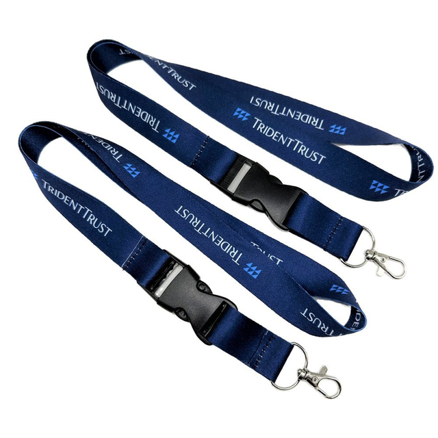 Wholesale RPET Heat Transfer Certificate Badge Factory Work Card Lanyard