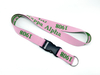 Custom Logo Polyester Jacquard Ribbon Certificate Lanyard
