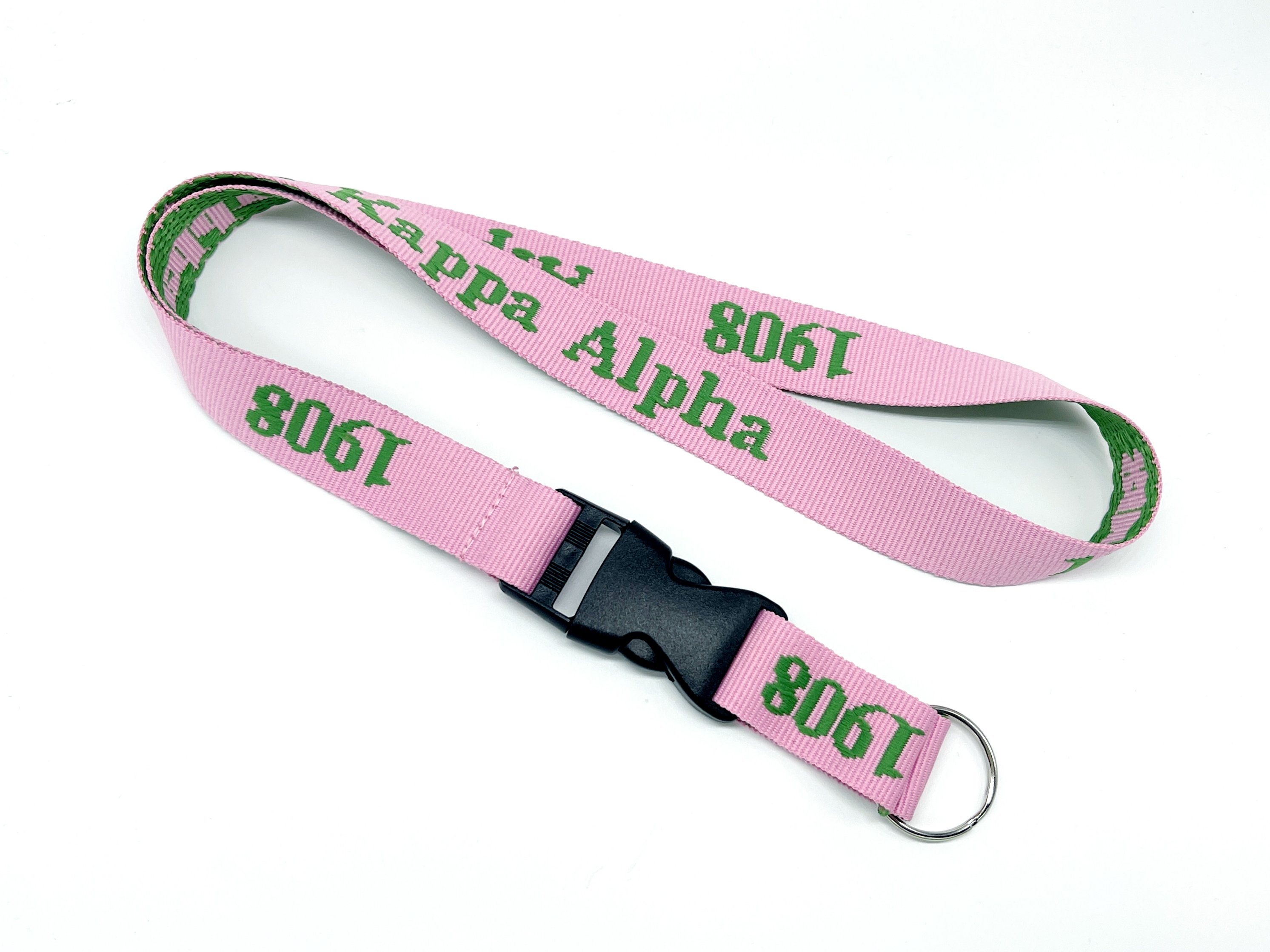 Custom Logo Polyester Jacquard Ribbon Certificate Lanyard