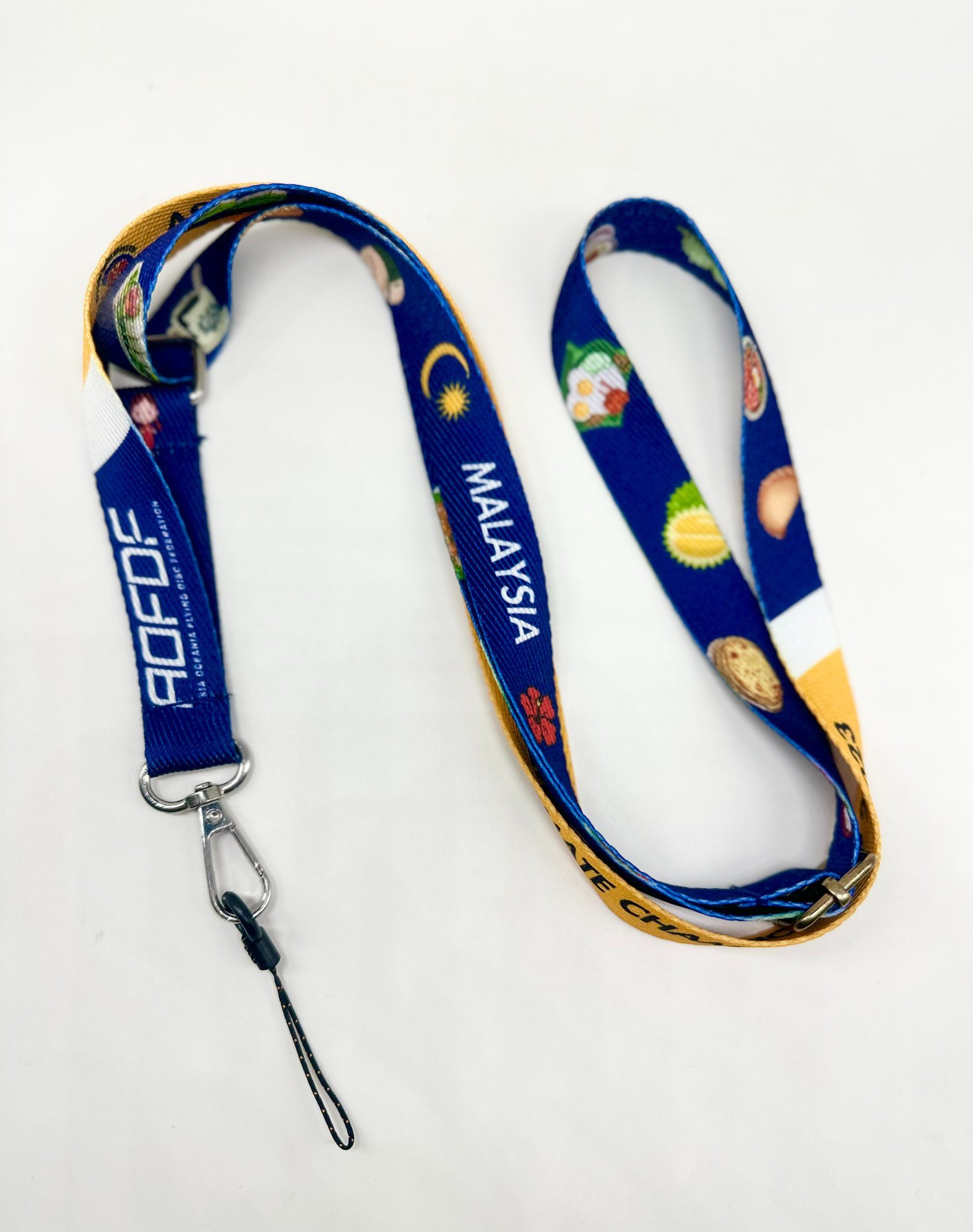 New Cy Polyester 20*900mm China Printed Neck Promotional Gift Screen Printing Lanyard