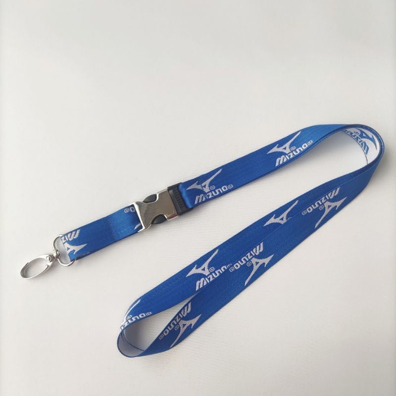 Customized Polyester Nylon Transfer Printing Silk Jacquard Promotional Gift Lanyard
